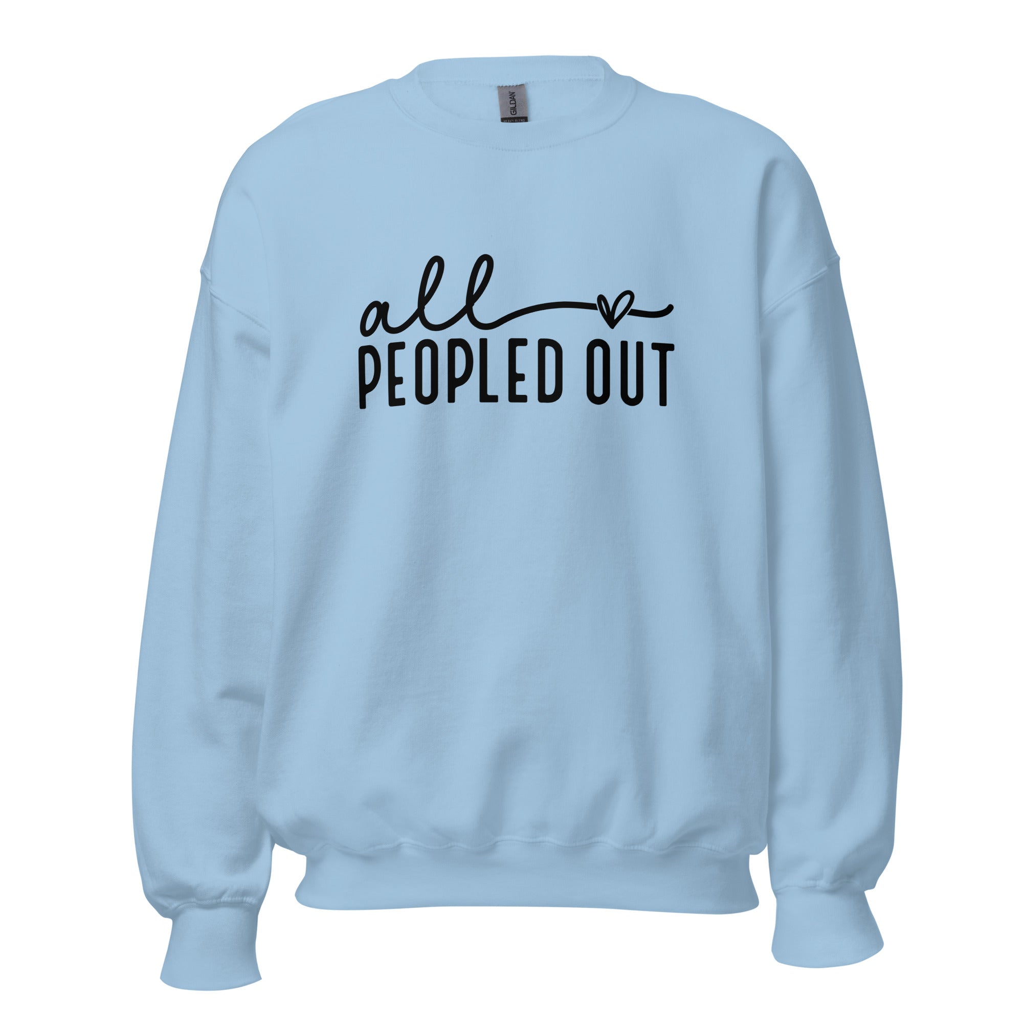 All Peopled Out Crewneck Sweatshirt