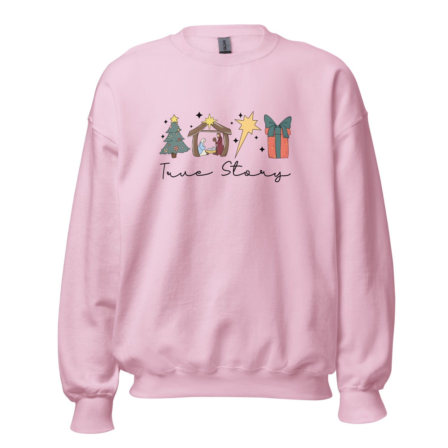 Christmas True Story Crewneck Sweatshirt