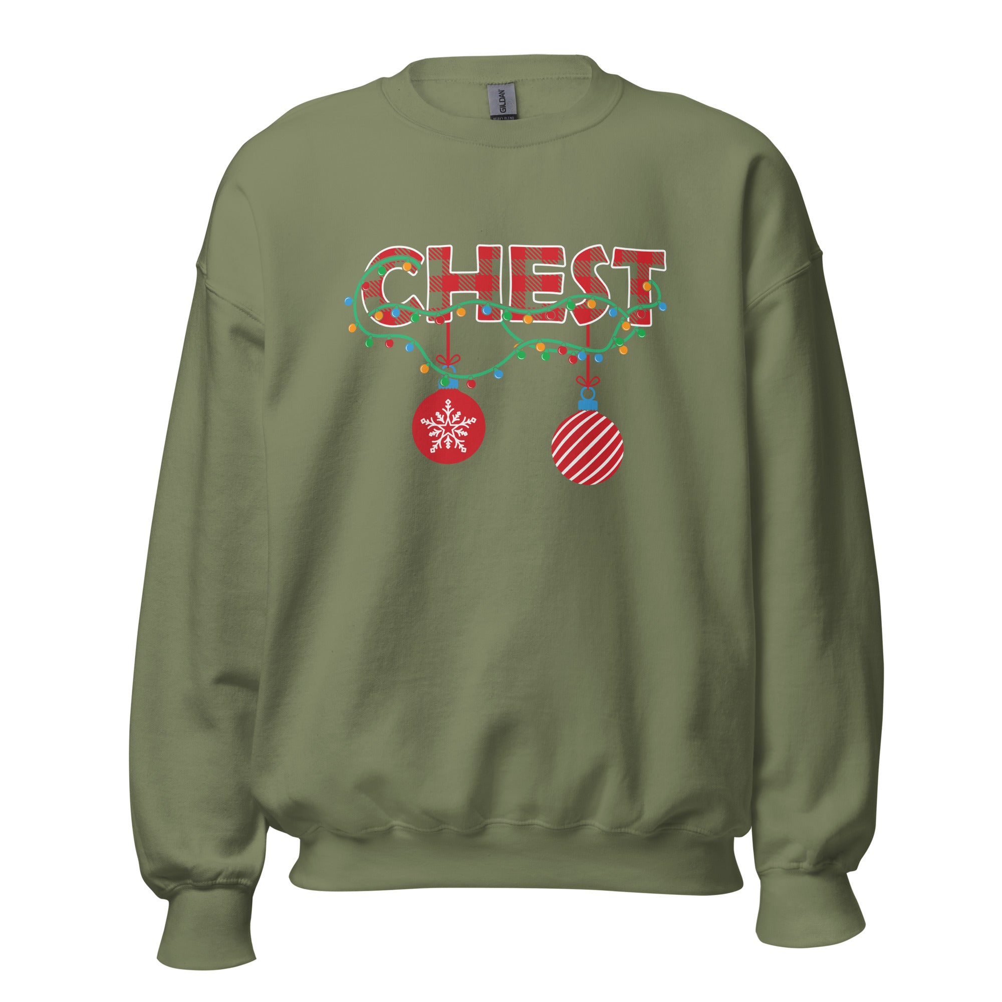 Christmas Chest (nut) Crewneck Sweatshirt