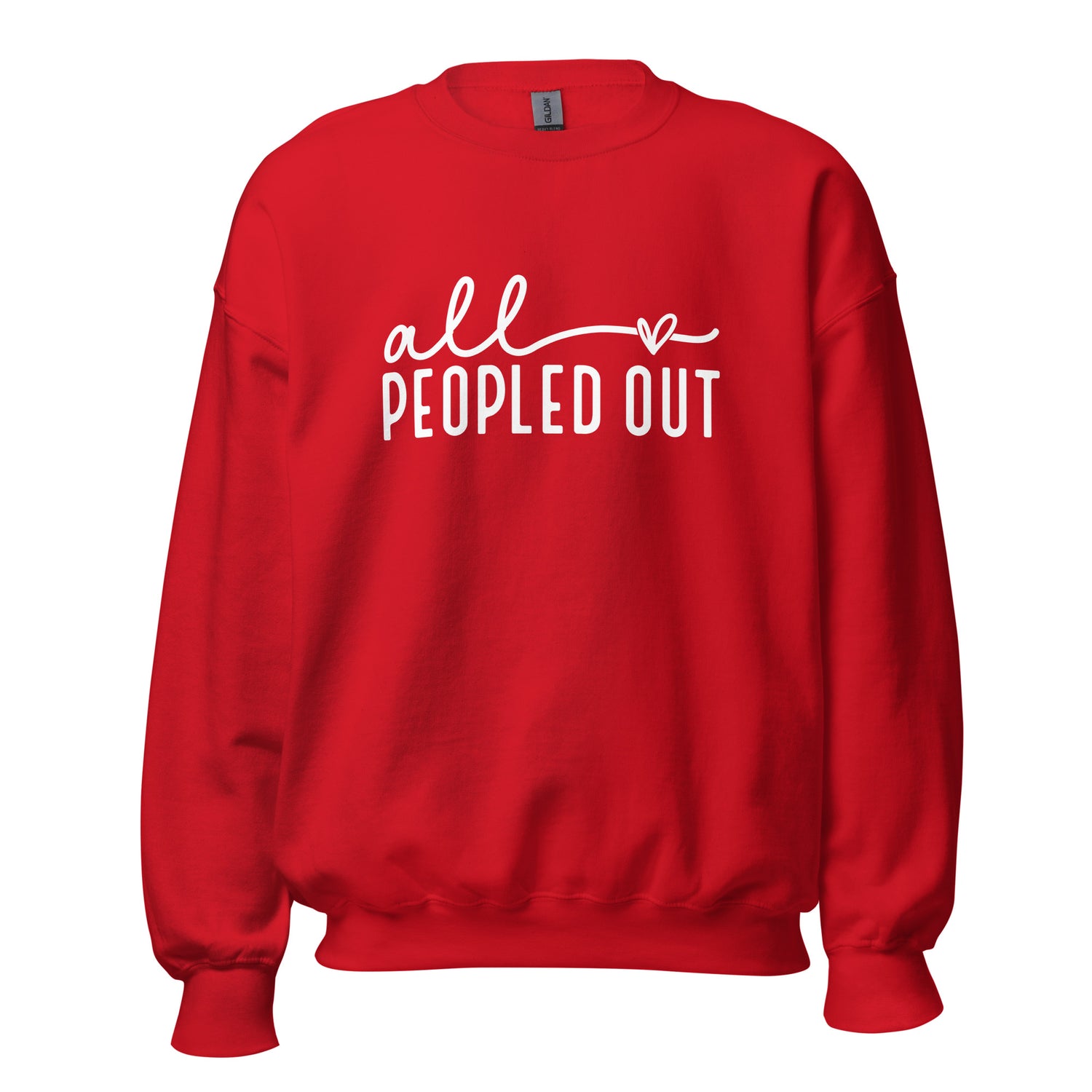 All Peopled Out Crewneck Sweatshirt