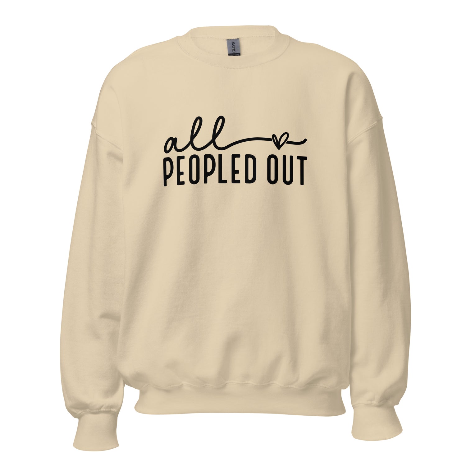 All Peopled Out Crewneck Sweatshirt