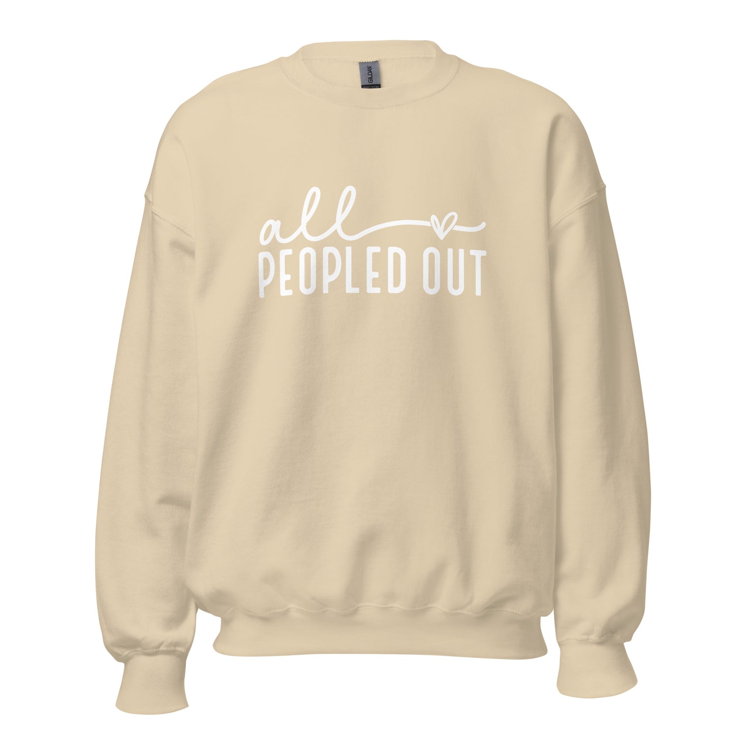 All Peopled Out Crewneck Sweatshirt