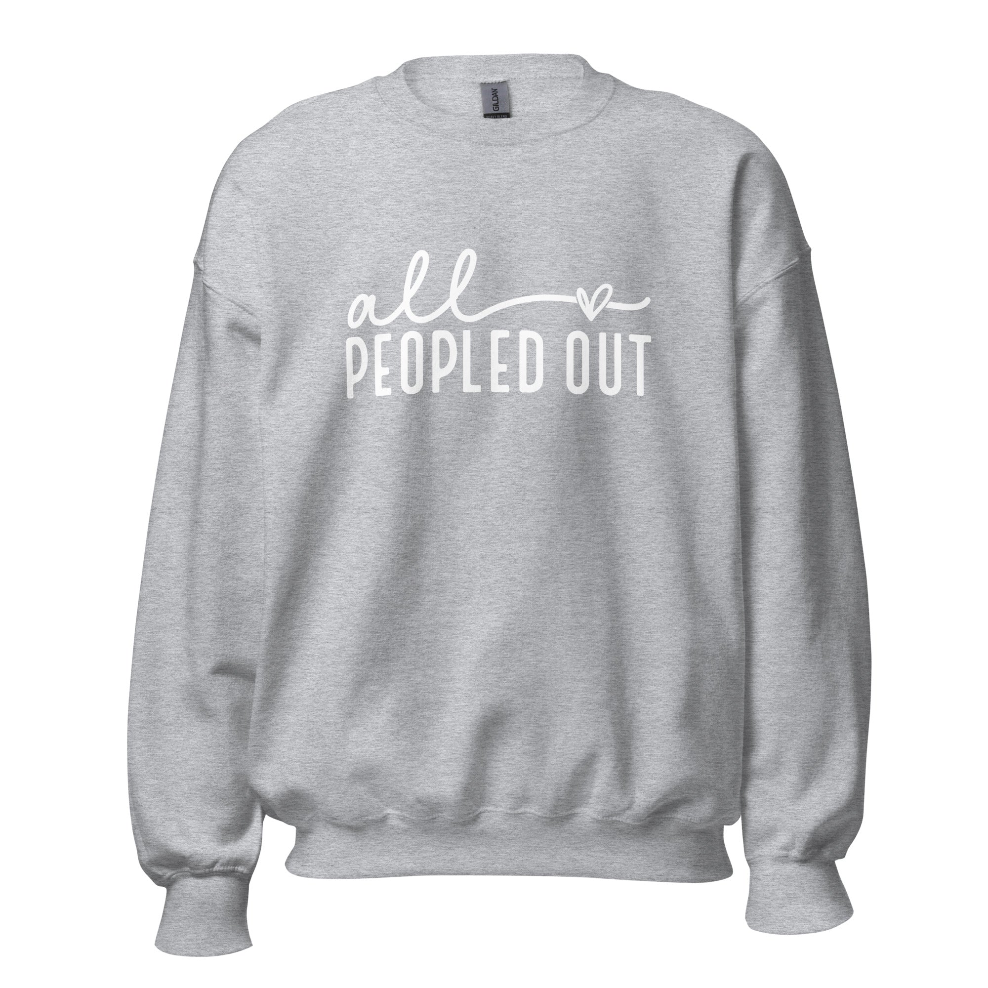 All Peopled Out Crewneck Sweatshirt