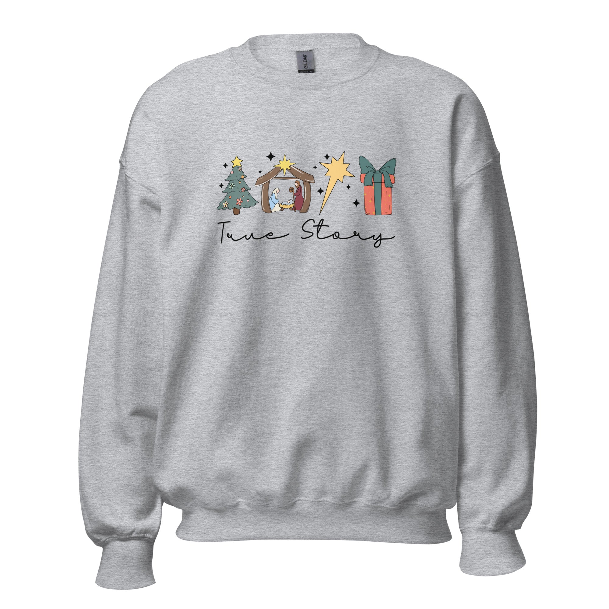 Christmas True Story Crewneck Sweatshirt