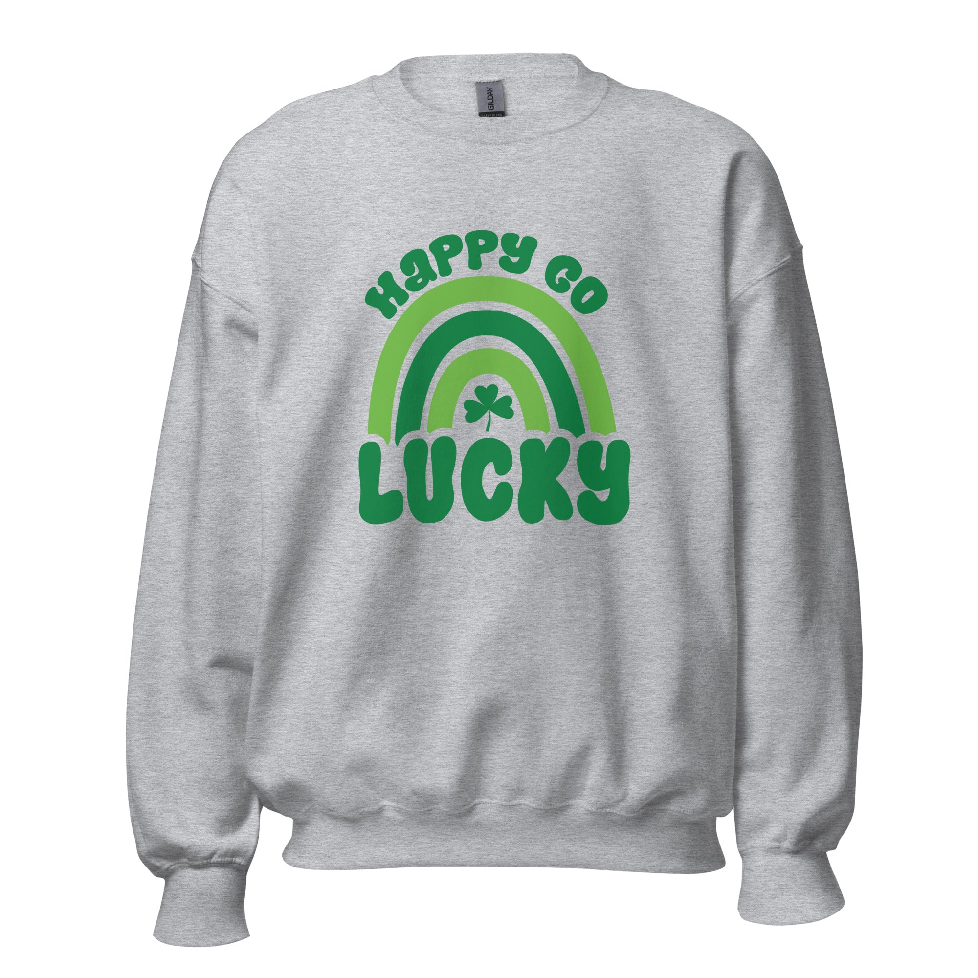 St Pats Happy Go Lucky Crewneck Sweatshirt