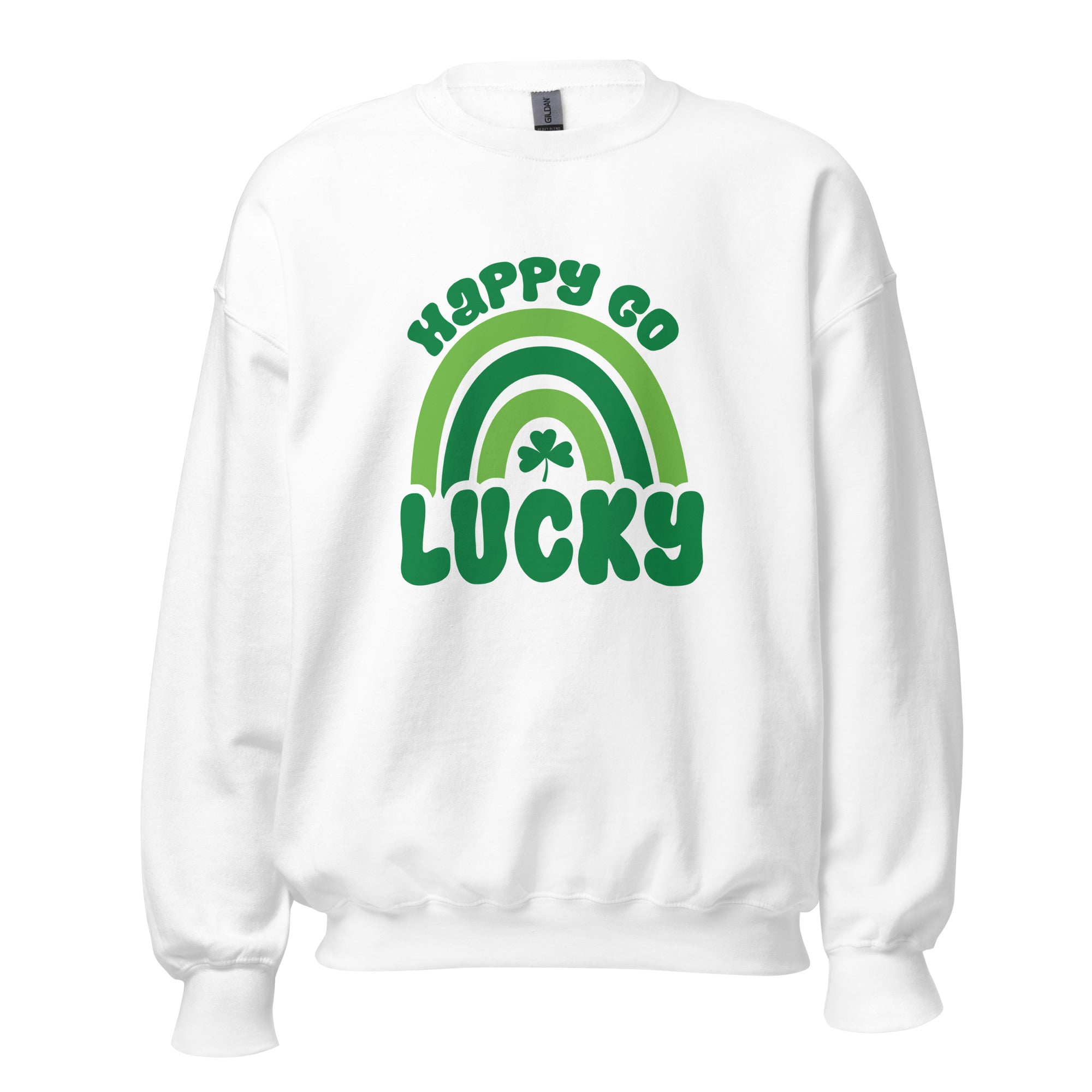 St Pats Happy Go Lucky Crewneck Sweatshirt