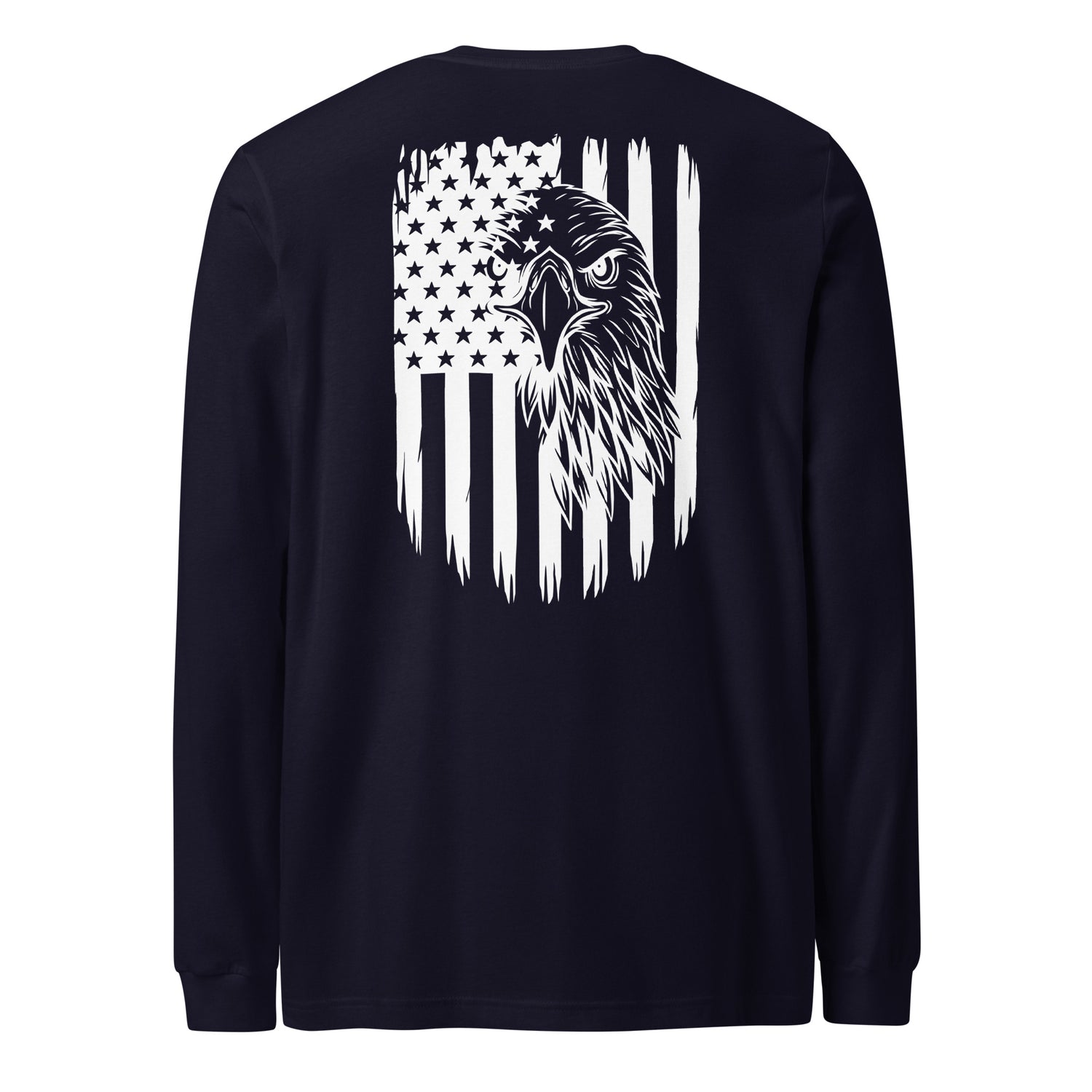 American Flag Eagle Long Sleeve Tshirt