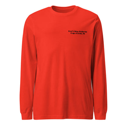 Custom Unisex Cotton Long Sleeve T-Shirt (100% Ring-Spun)