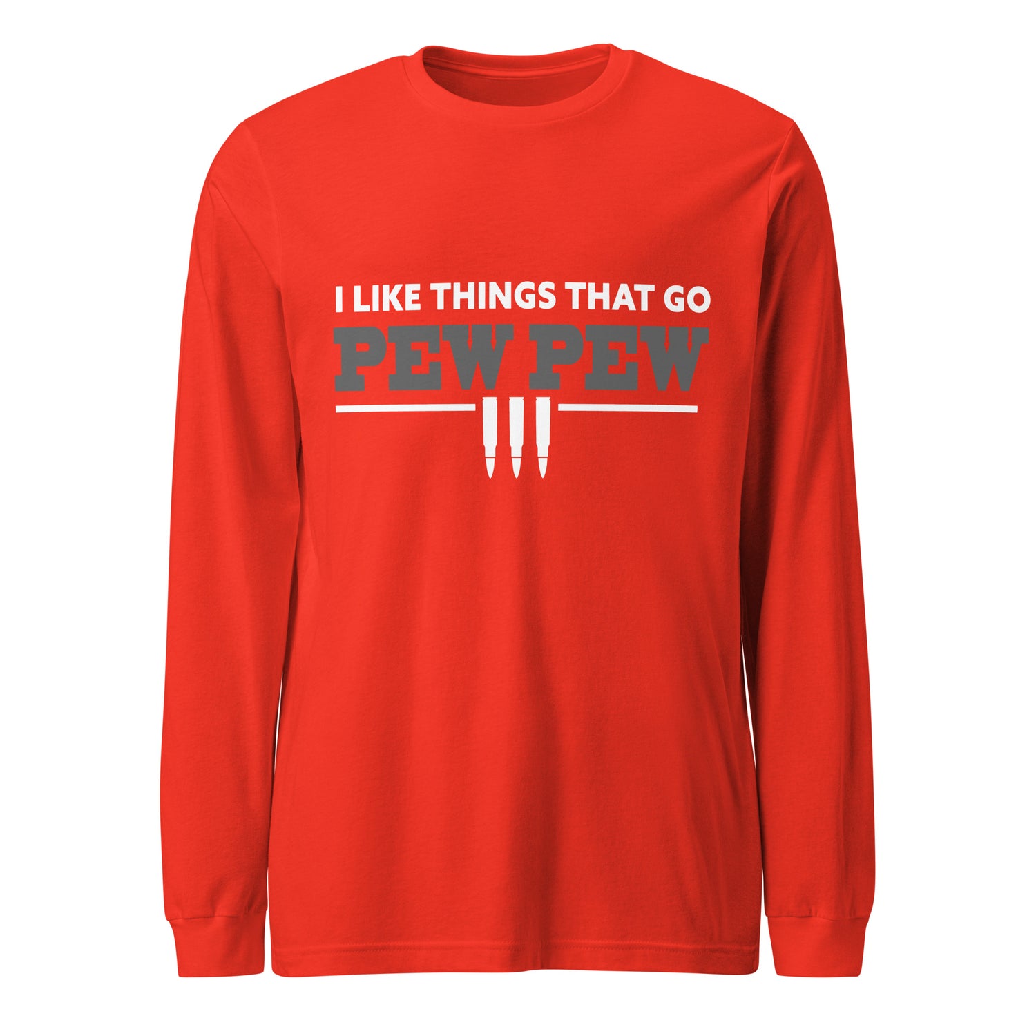 Things That Go Pew Long Sleeve Tshirt