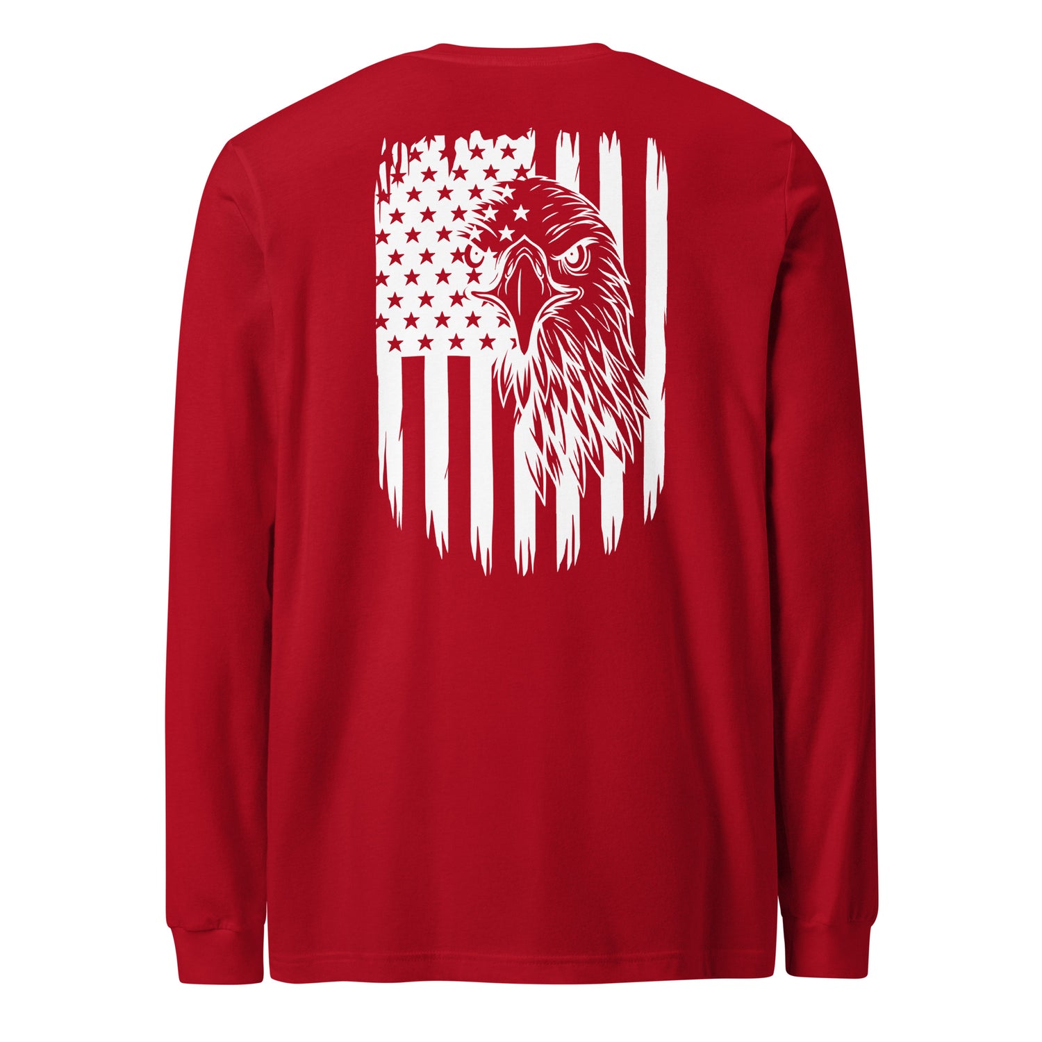 American Flag Eagle Long Sleeve Tshirt