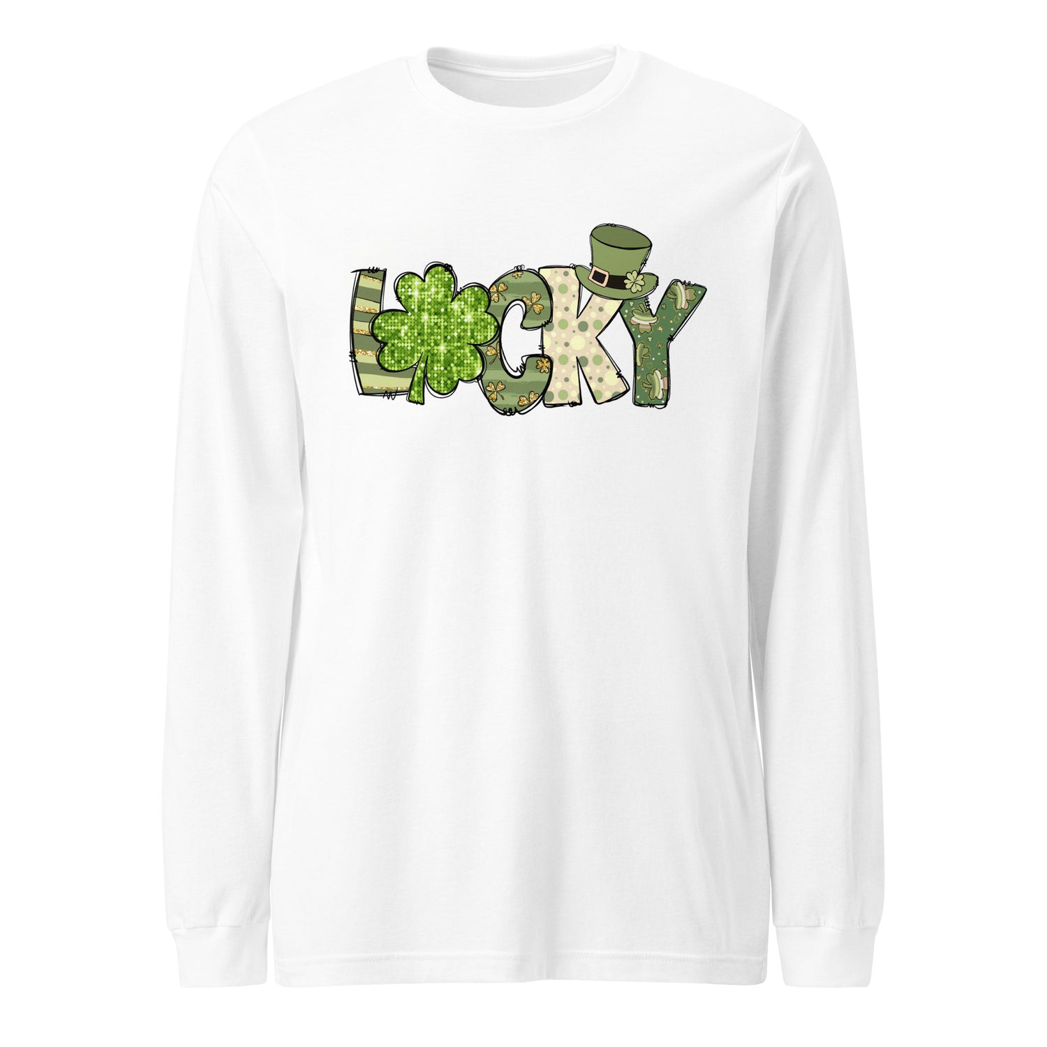 St Pats Lucky Long Sleeve Tshirt