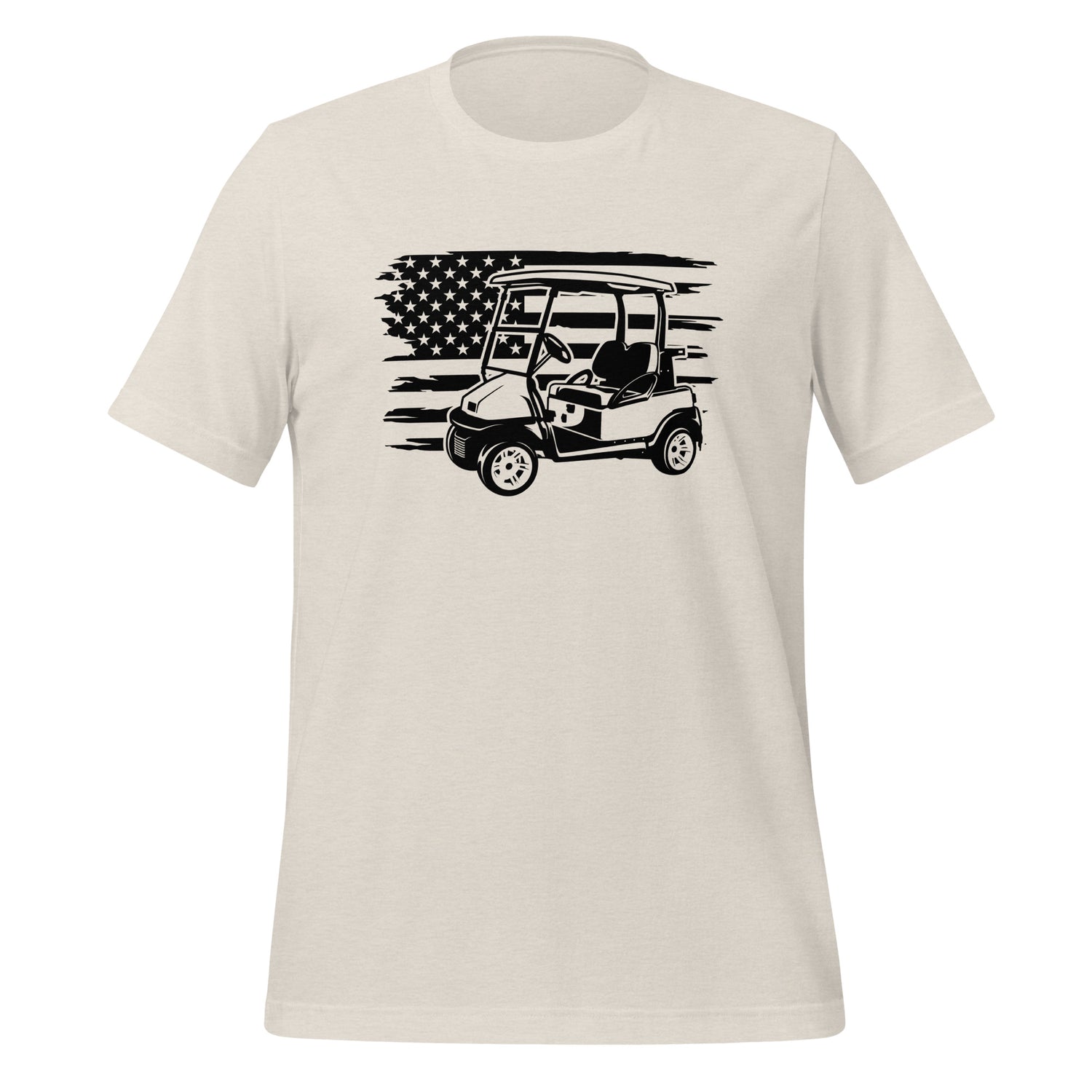 Golf Cart Distressed Flag