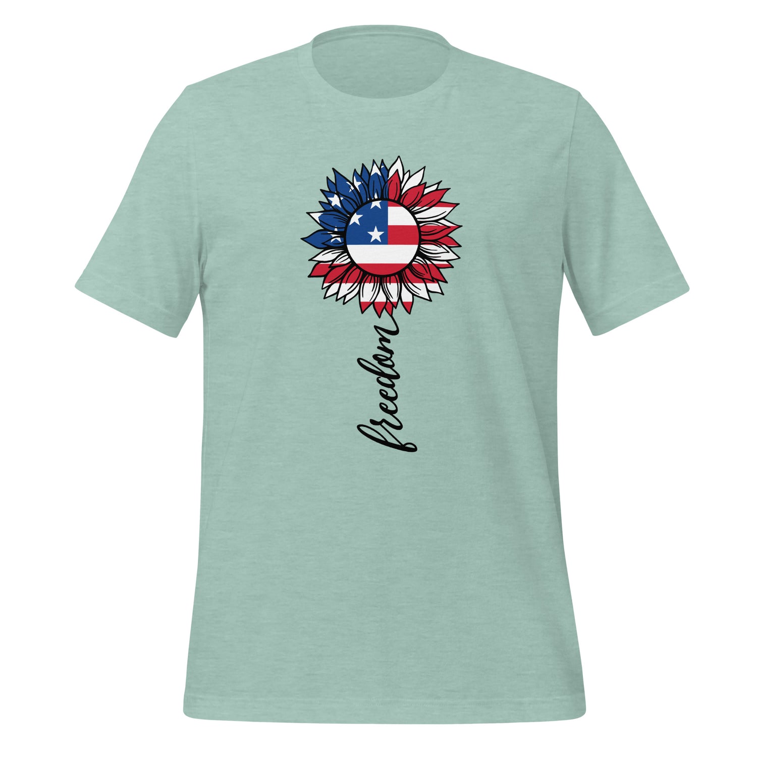 Freedom Flower Flag Tshirt