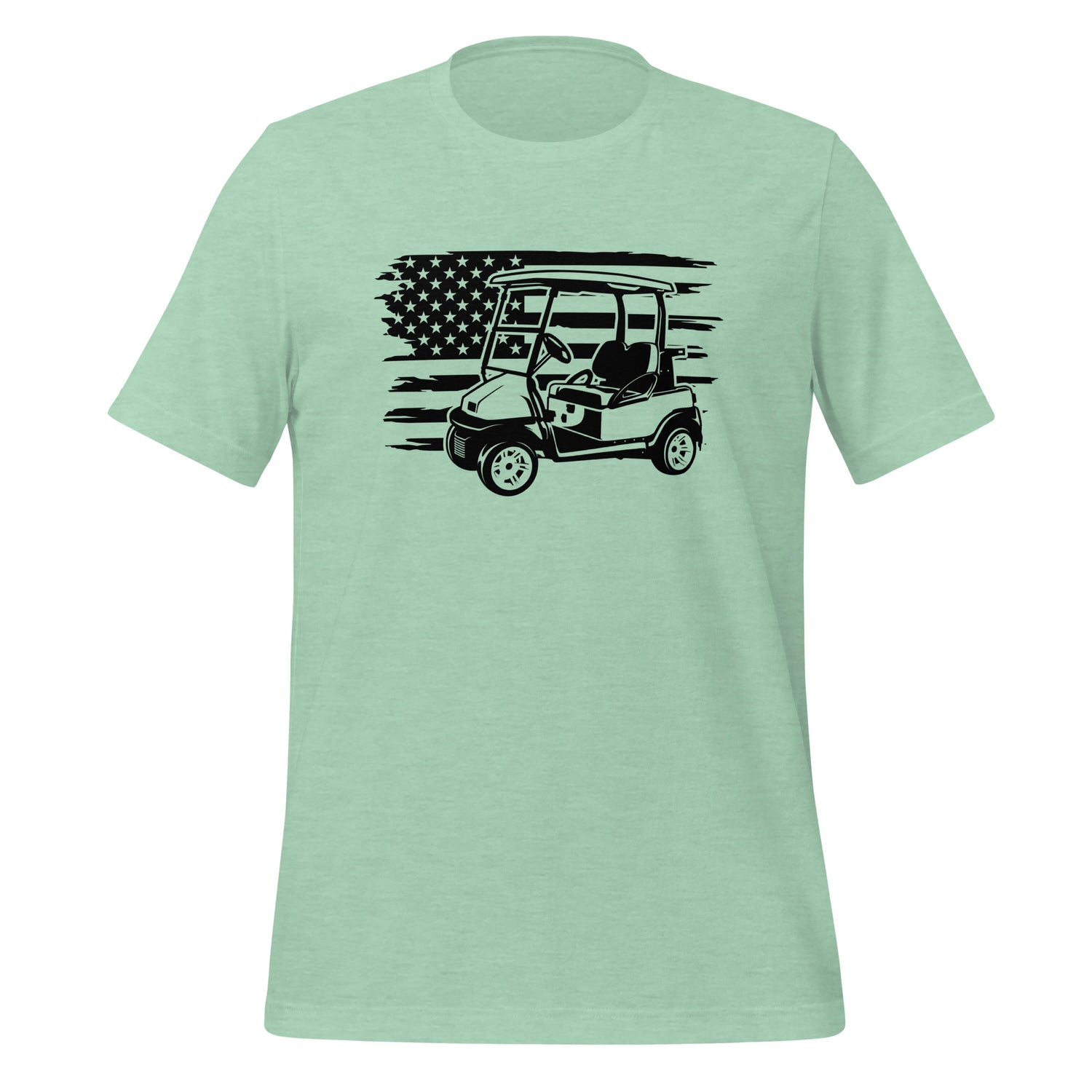 Golf Cart Distressed Flag