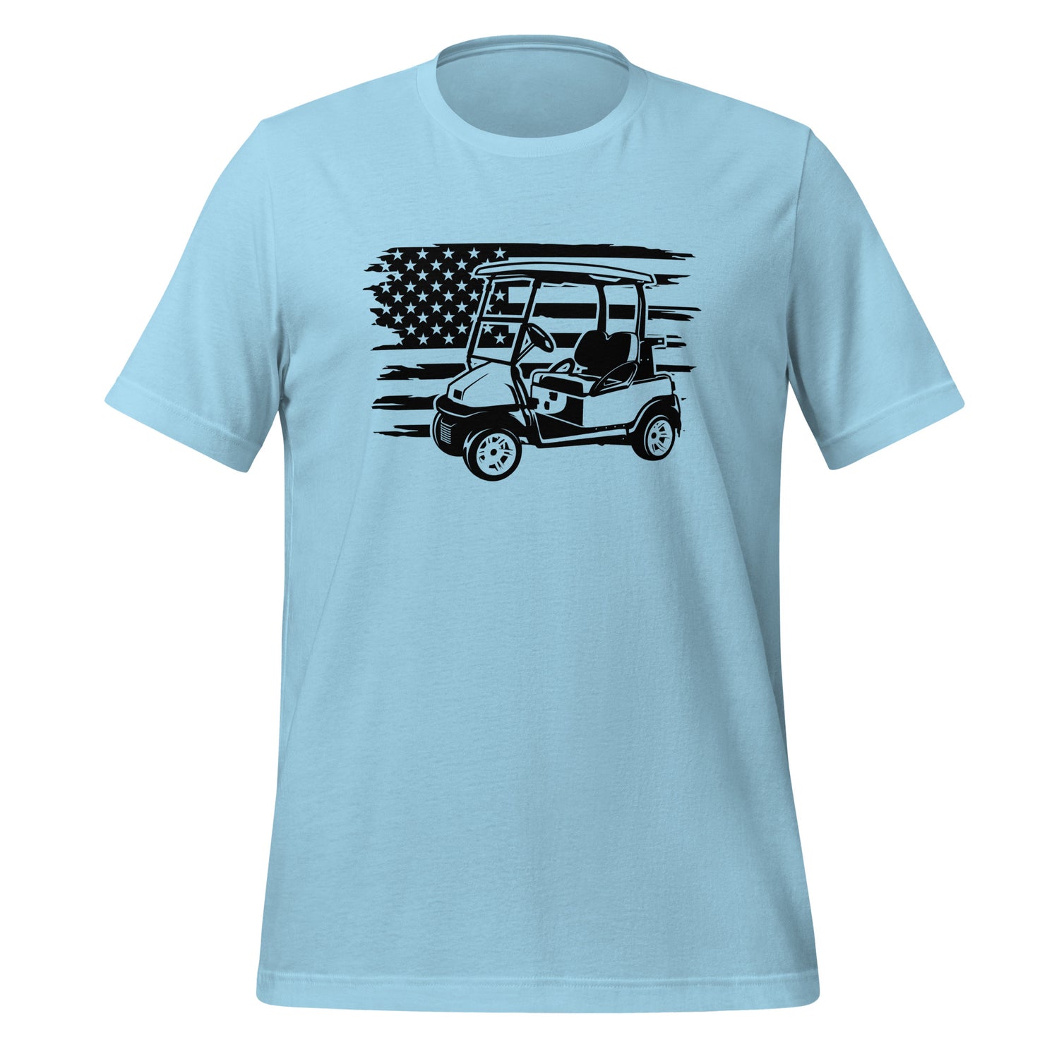 Golf Cart Distressed Flag