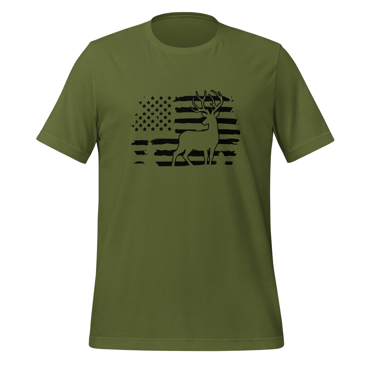 American Flag Deer Tshirt