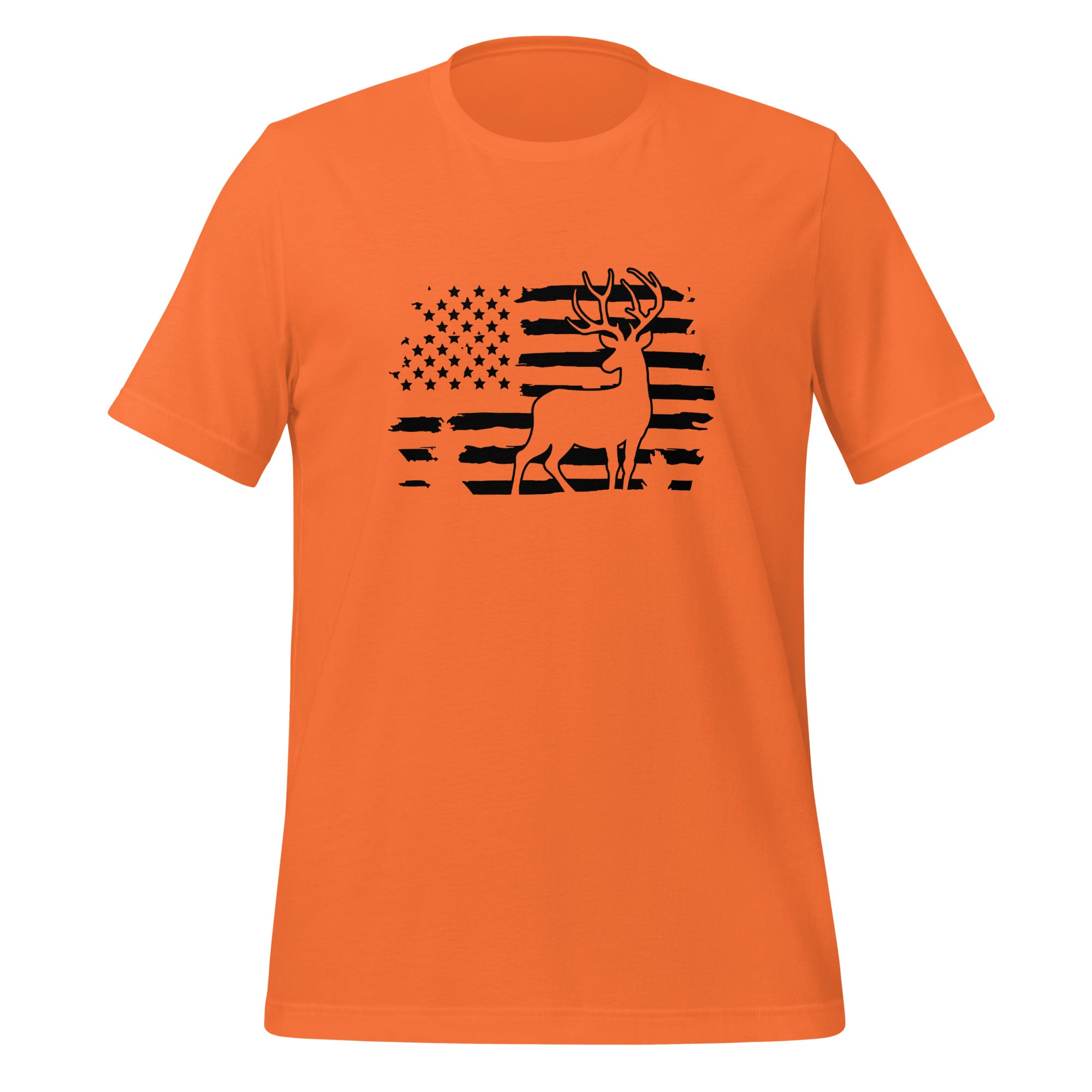 American Flag Deer Tshirt