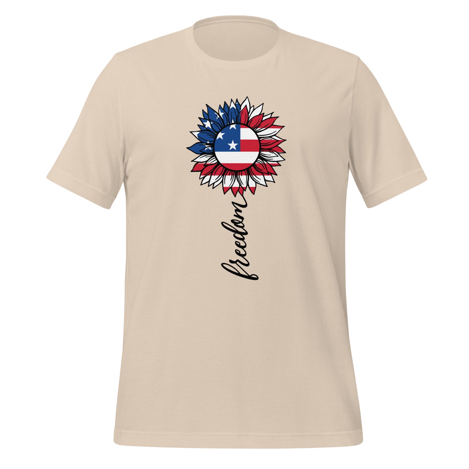 Freedom Flower Flag Tshirt