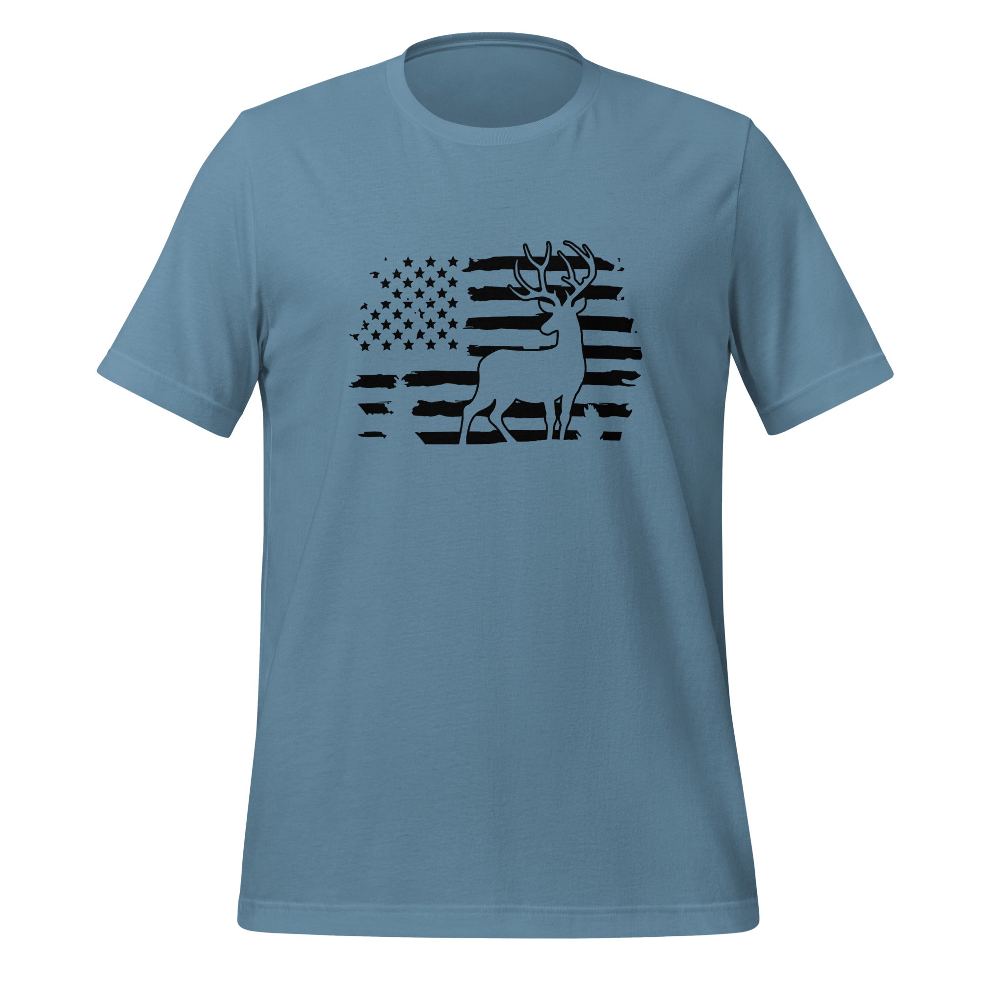 American Flag Deer Tshirt