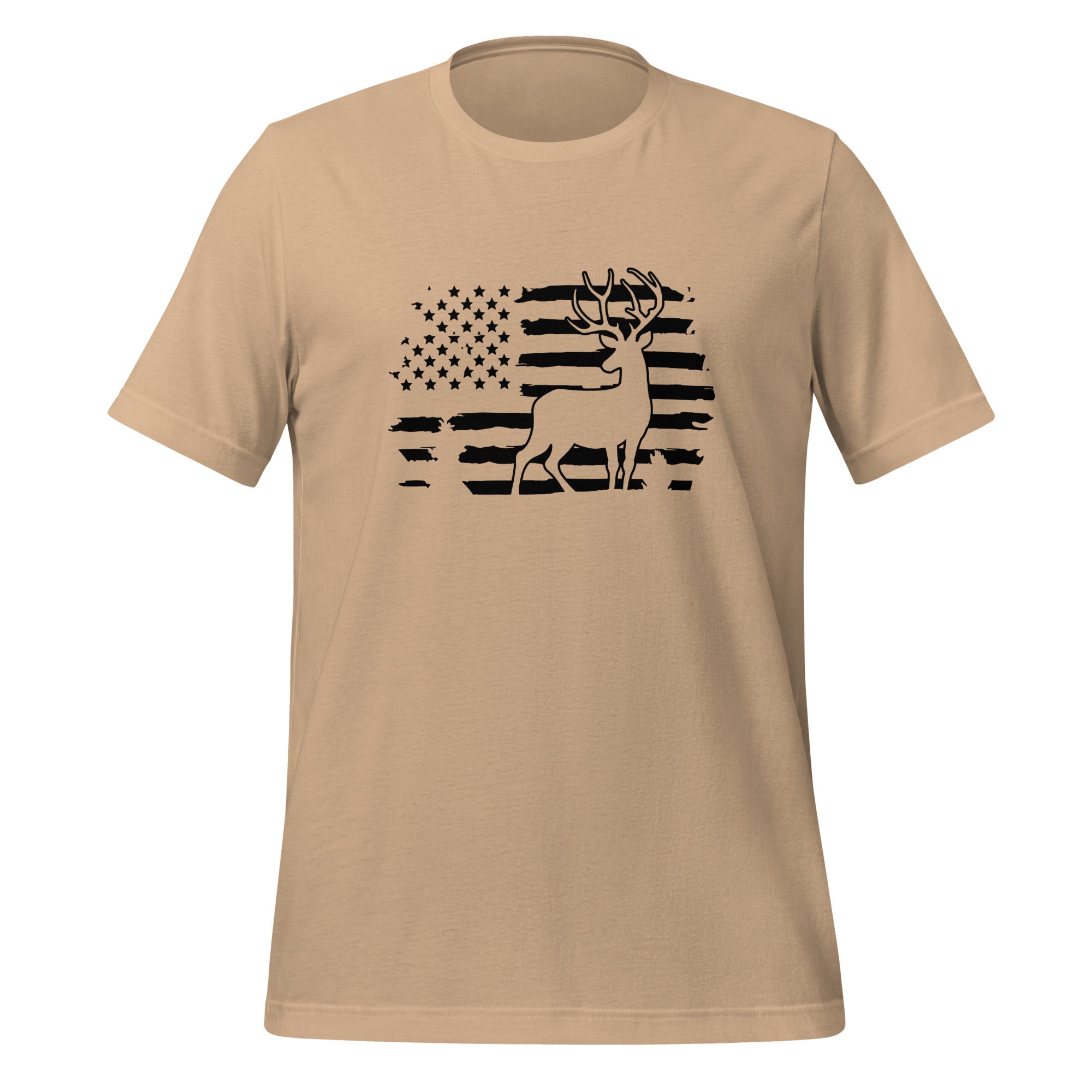 American Flag Deer Tshirt