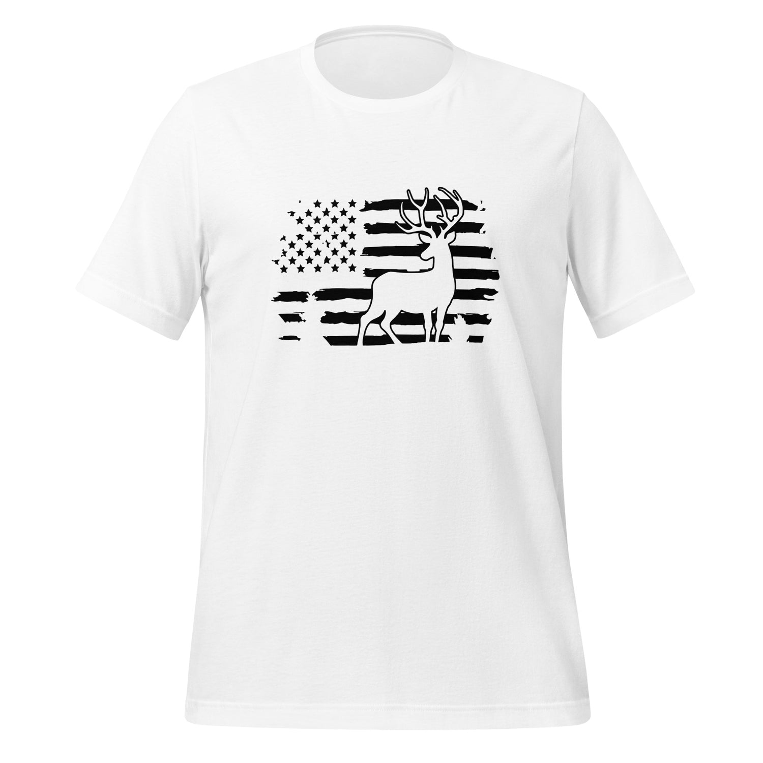 American Flag Deer Tshirt