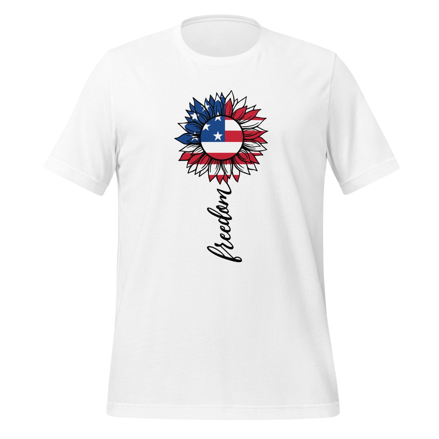 Freedom Flower Flag Tshirt