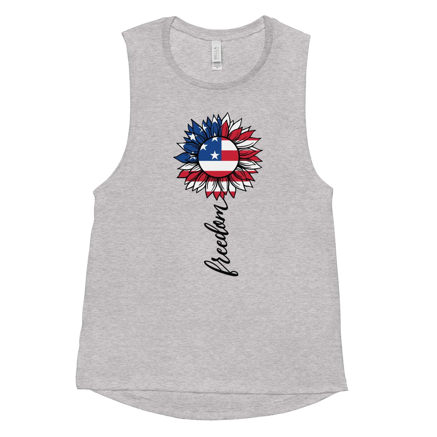 Freedom Flower Flag Ladies’ Tank Top