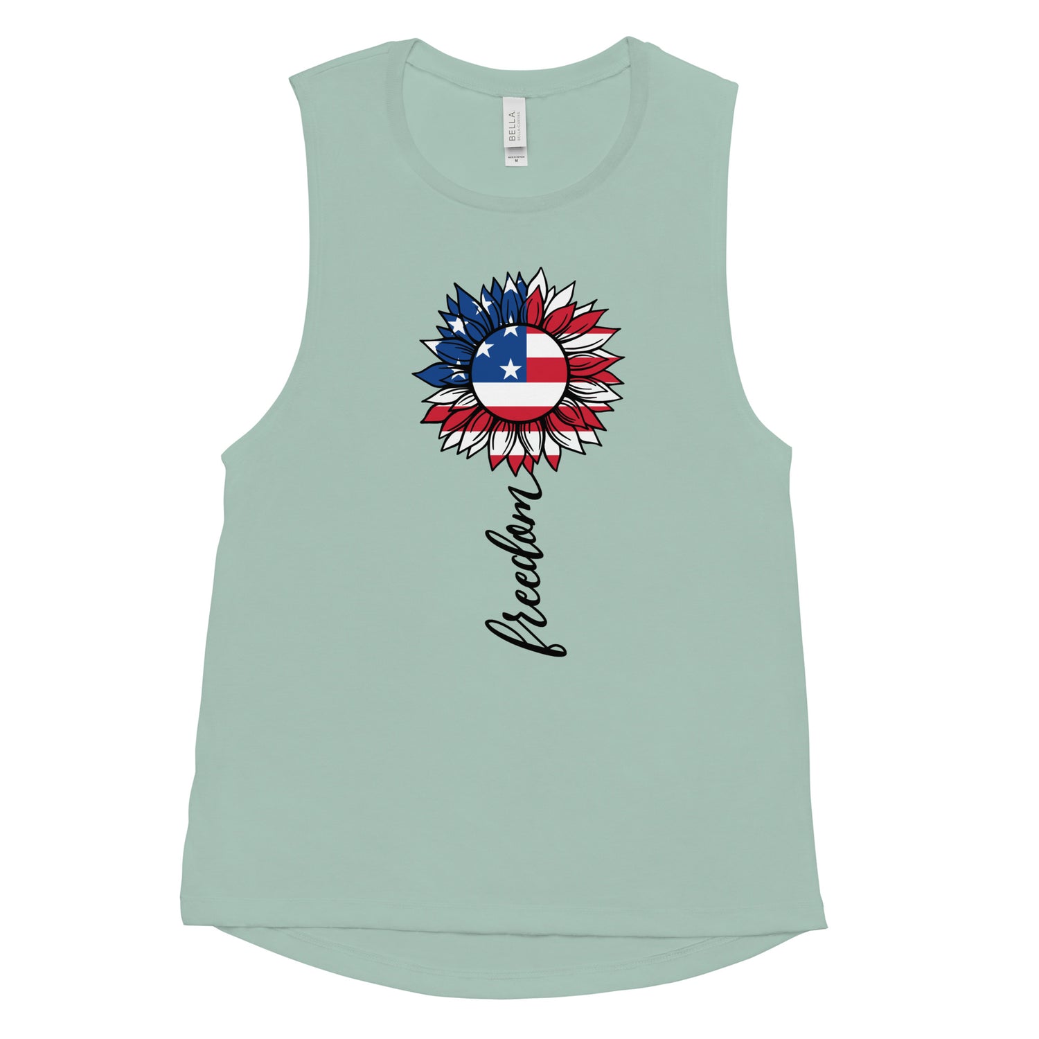 Freedom Flower Flag Ladies’ Tank Top