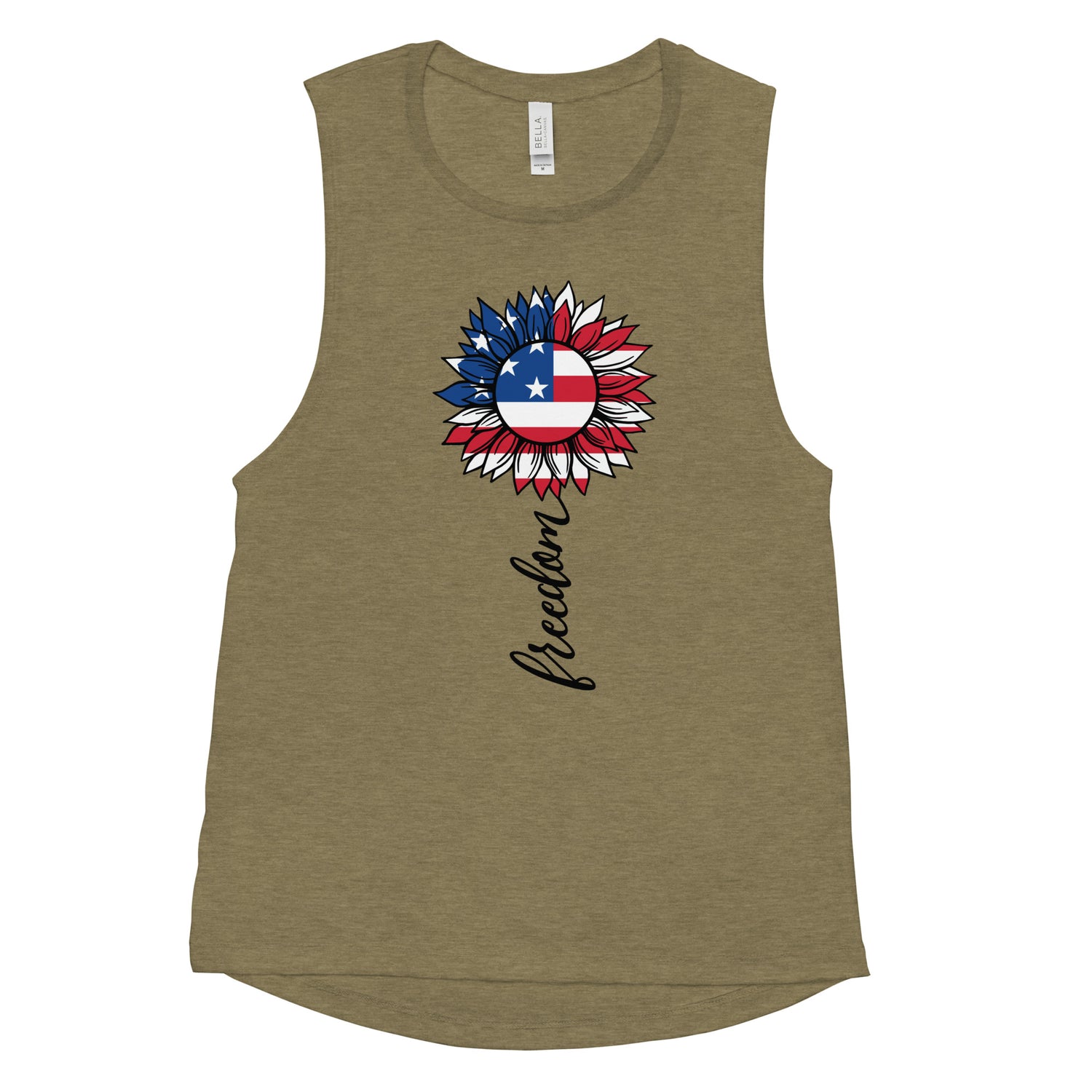 Freedom Flower Flag Ladies’ Tank Top