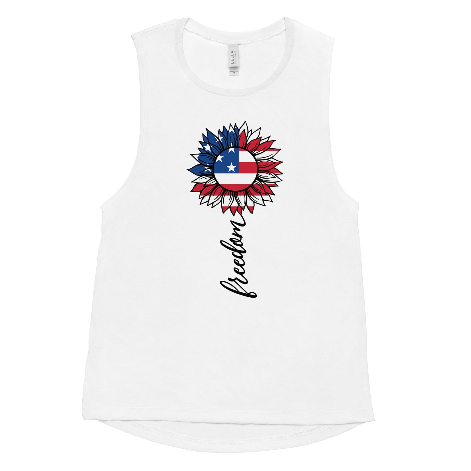 Freedom Flower Flag Ladies’ Tank Top