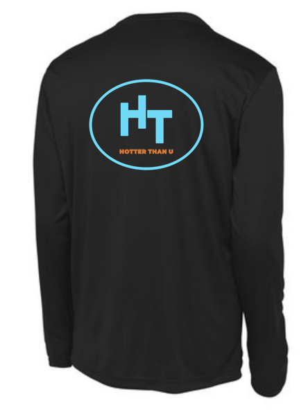 Adventure 815 Performance Long Sleeve (Black w/Blue Orange Logo)