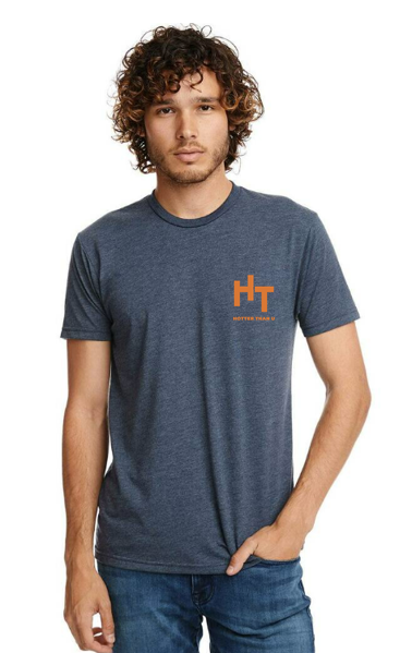 Classic 309 Performance Short Sleeve (Indigo Blue w/Orange Logo)