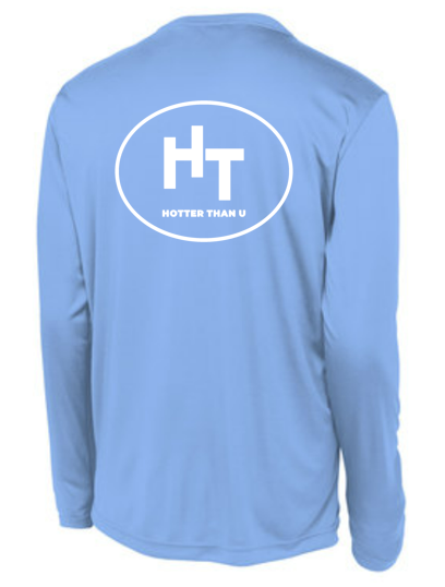 Adventure 815 Performance Long Sleeve (Carolina Blue w/White Logo)