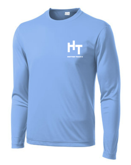 Adventure 815 Performance Long Sleeve (Carolina Blue w/White Logo)